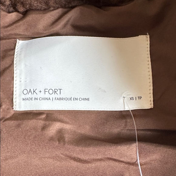 OAK + FORT Teddy Jacket - Coffee Liqueur XS - Picture 2 of 11